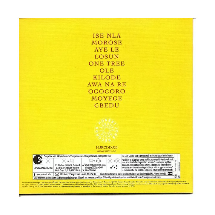ALLEN TONY  - LAGOS NO SHAKING - 1CD