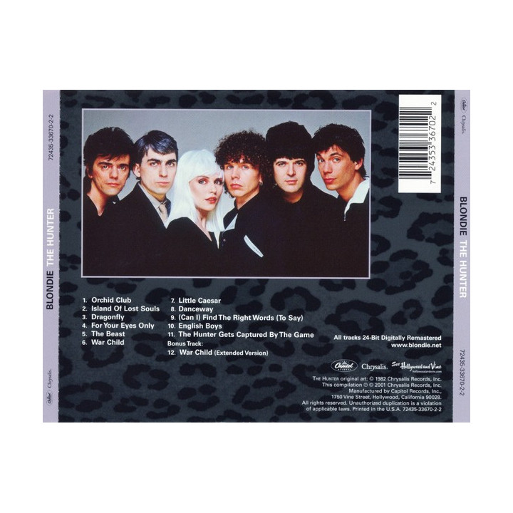 BLONDIE   - THE HUNTER - 1CD