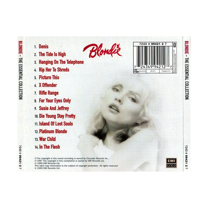 BLONDIE   - ESSENTIAL COLLECTION -99 - 1CD