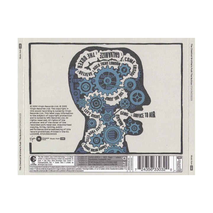 CHEMICAL BROTHERS - PUSH THE BUTTON - 1CD