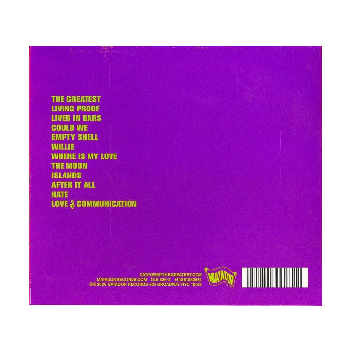 CAT POWER - THE GREATEST - 1CD
