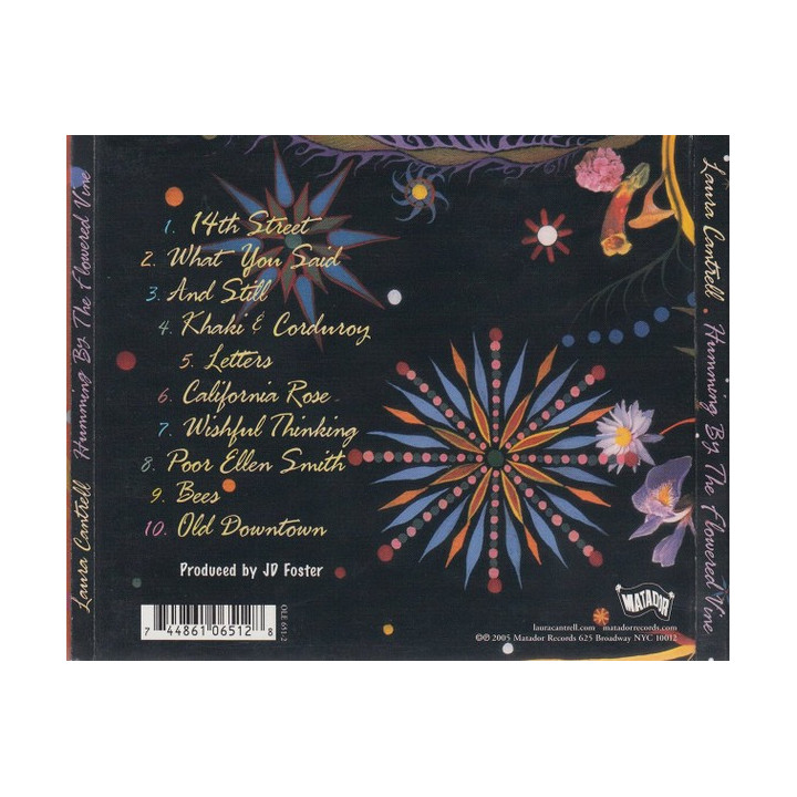 CANTRELL LAURA/CD   - HUMMING BY THE FLOWERED VINE/C - 1CD