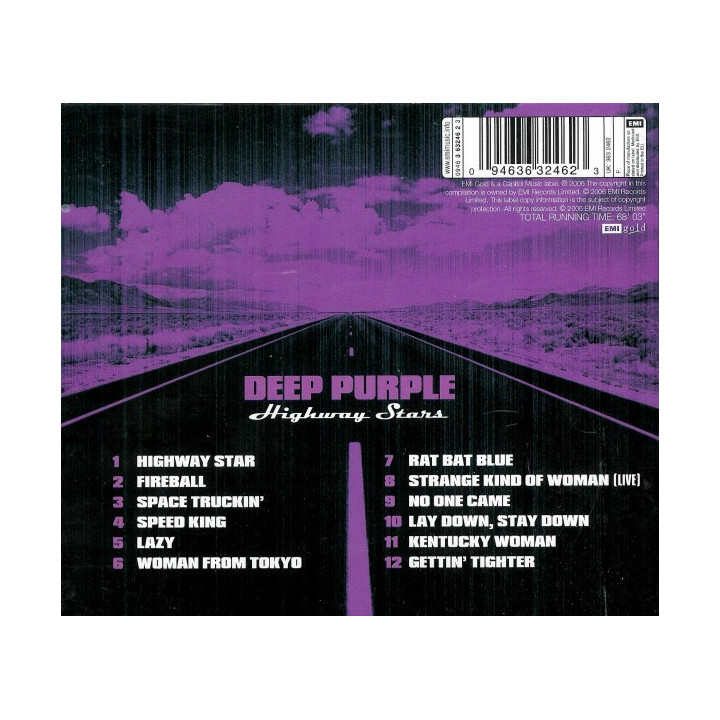 DEEP PURPLE  - HIGHWAY STARS - 1CD