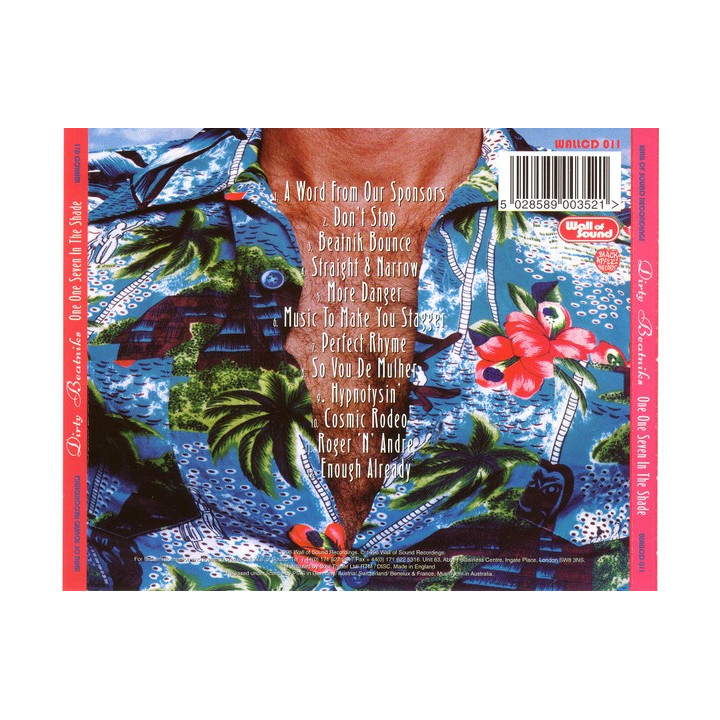 DIRTY BEATNIKS    - ONE ONE SEVEN IN THE SHADE - 1CD