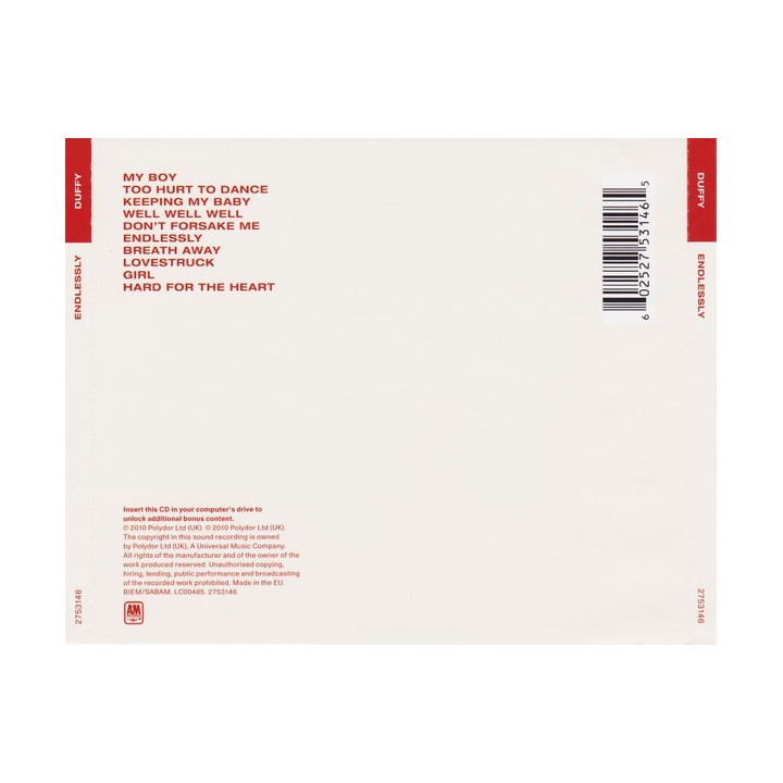 DUFFY - ENDLESSLY - 1CD