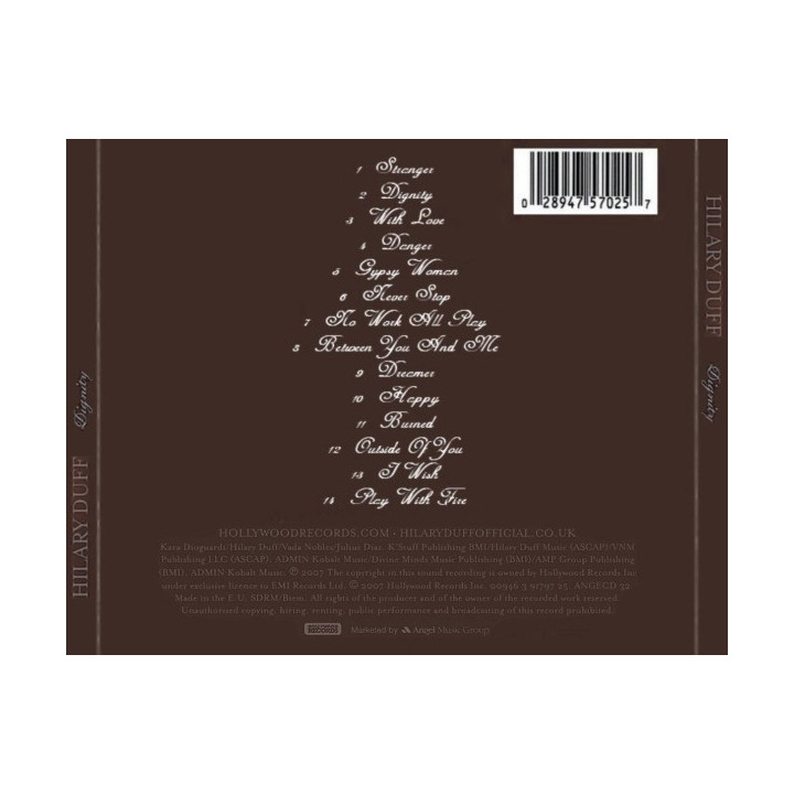 DUFF HILARY - DIGNITY - 1CD
