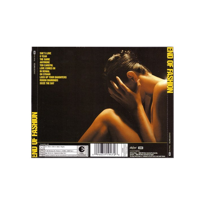 END OF FASHION   - END OF FASHION - 1CD