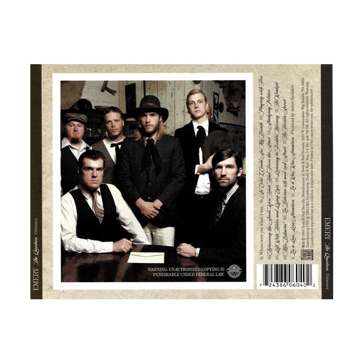 EMERY  - THE QUESTION - 1CD