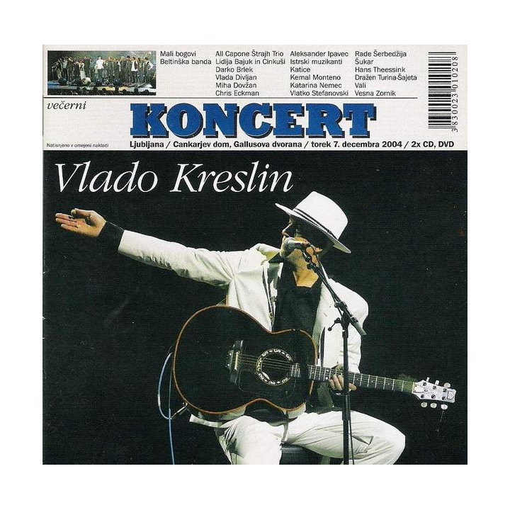 KRESLIN VLADO - KONCERT/2CD+DVD