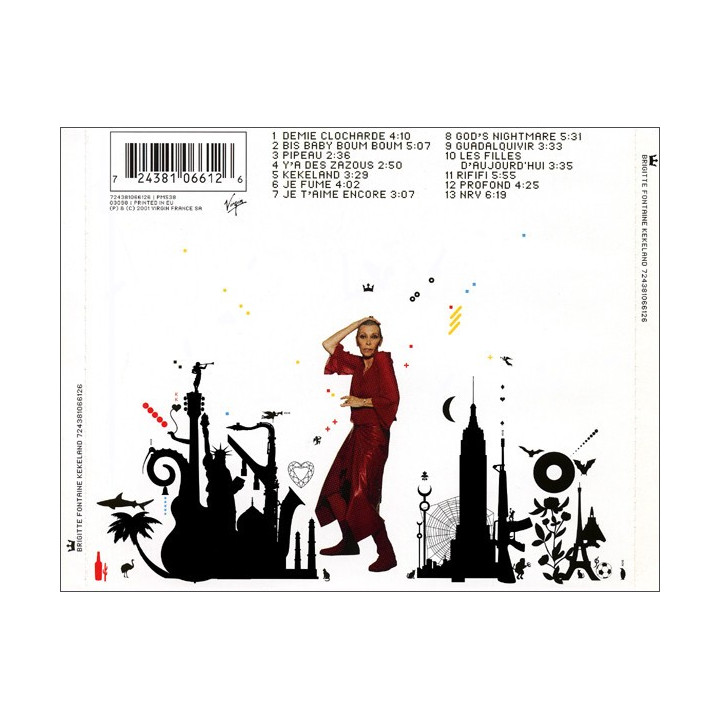 FONTAINE BRIGITTE   - KEKELAND - 1CD