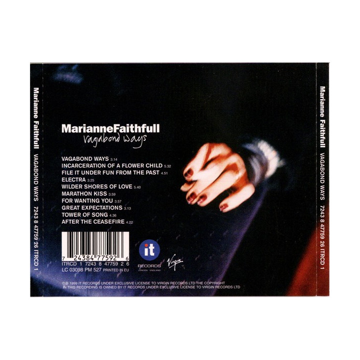FAITHFUL MARIANNE  - VAGABOND - 1CD