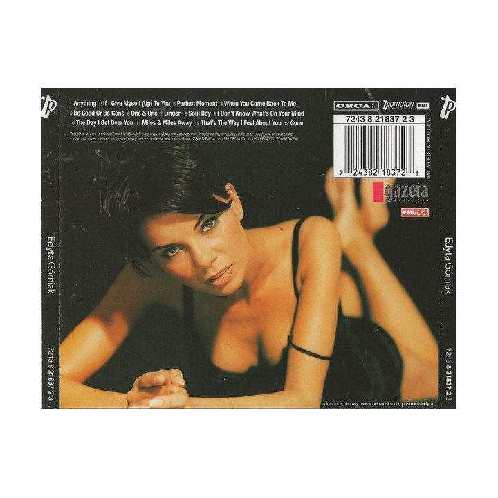 GORNIAK EDYTA - EDYTA GORNIAK - 1CD