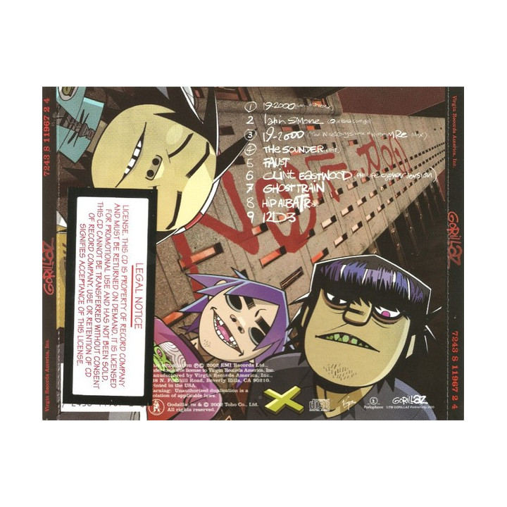 GORILLAZ   - G-SIDES - 1CD
