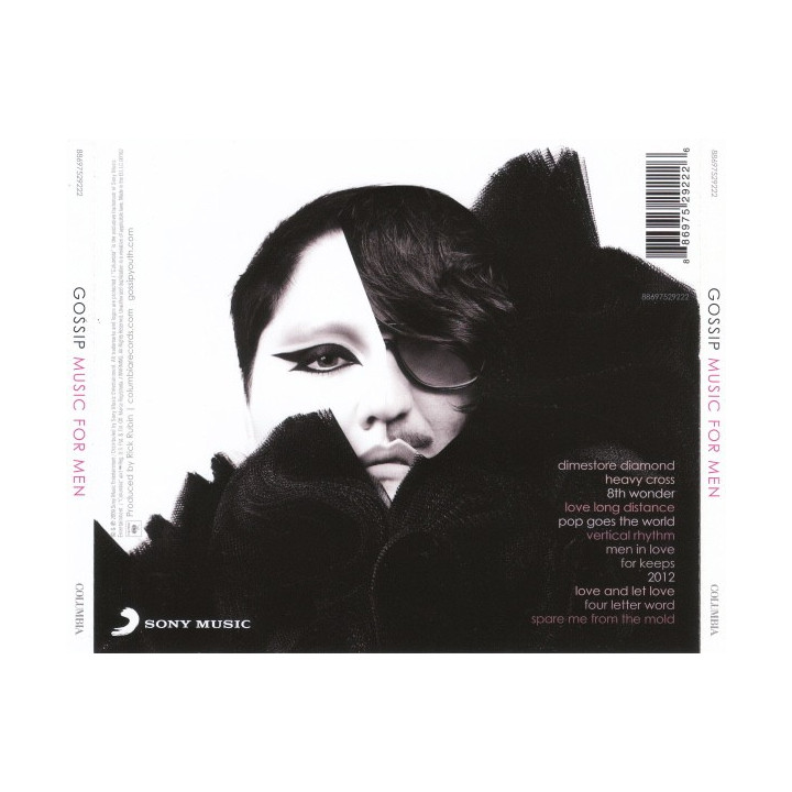 GOSSIP - MUSIC FOR MEN - 1CD