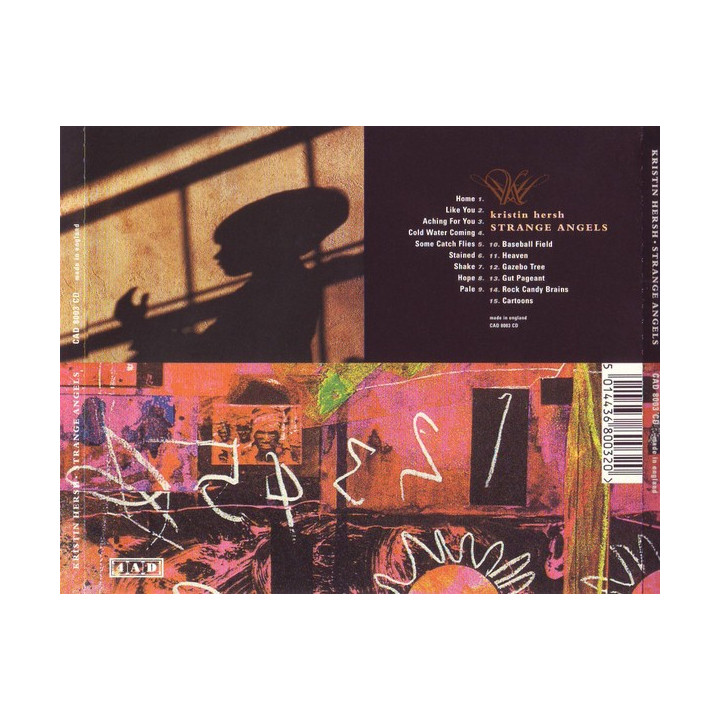 HERSH KRISTIN/CD/ST - STRANGE ANGELS - 1CD