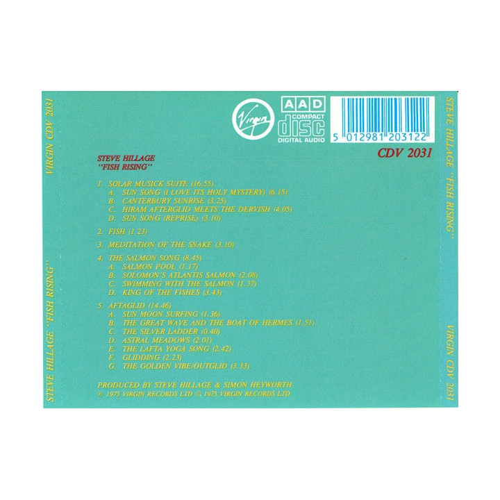 STEVE - FISH RISING - 1CD