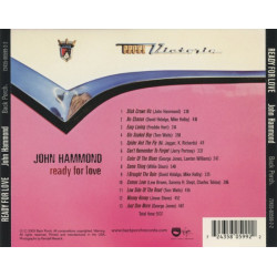 HAMMOND JOHN - READY FOR LOVE - 1CD