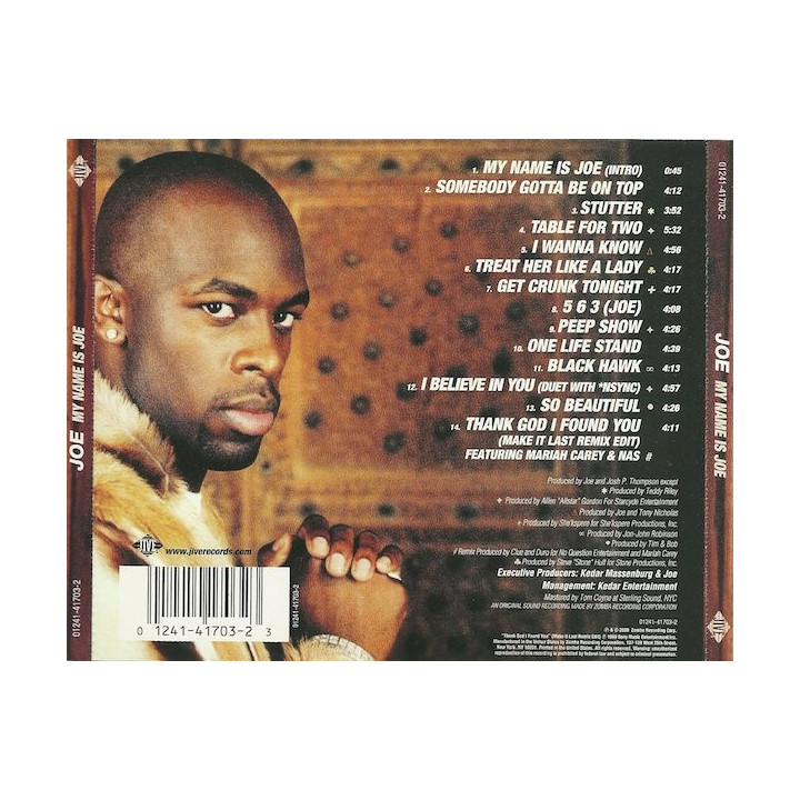 JOE   - MY NAME IS JOE - 1CD