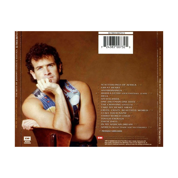 JOHNNY - BEST OF MY AFRICAN DREAM - 1CD