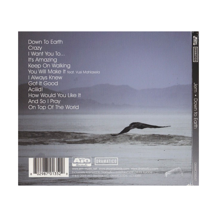 JEM - DOWN TO THE EARTH - 1CD