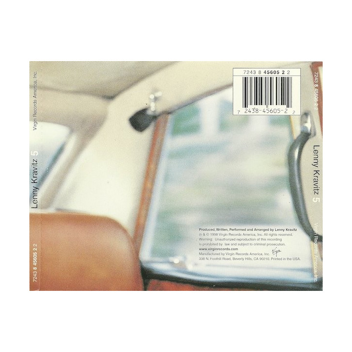 KRAVITZ LENNY - 5 - 1CD