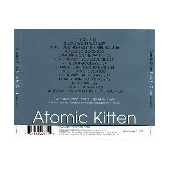 ATOMIC KITTEN    - FEELS SO GOOD - 1CD