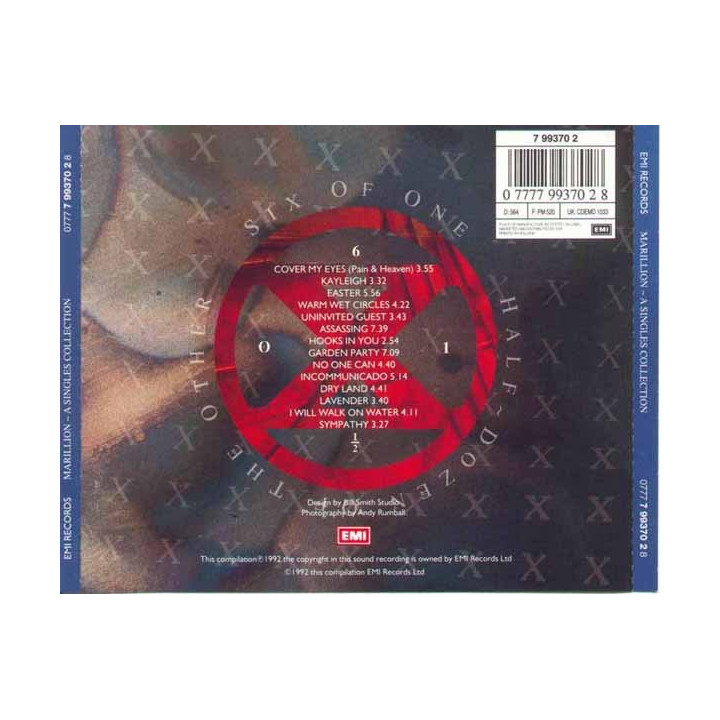 MARILLION   - SINGLES COLLECTION 1982-1992 - 1CD
