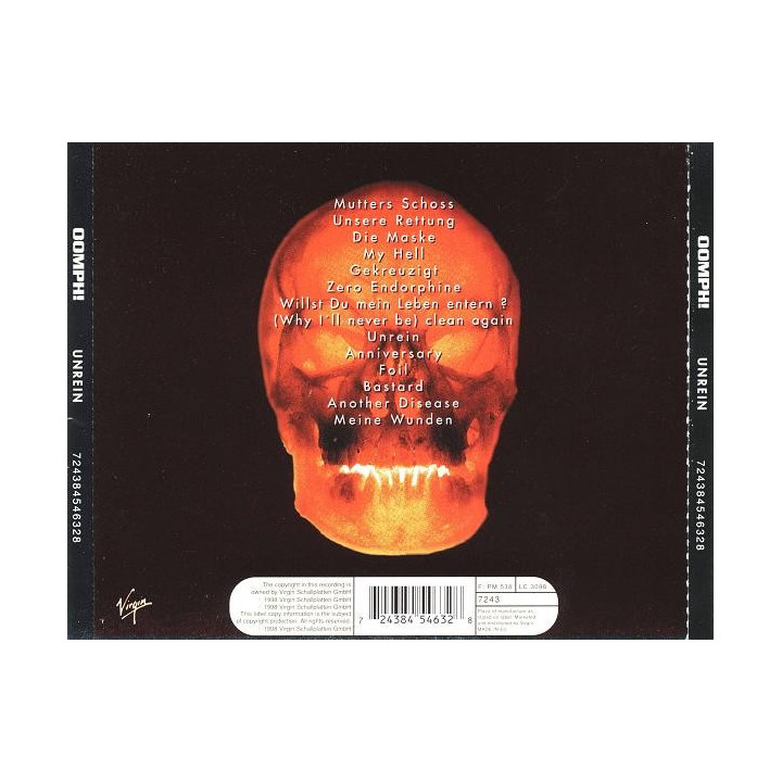 OOMPH  - UNREIN - 1CD