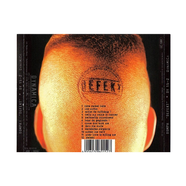 OOMPH/CD/DE - DEFEKT - 1CD