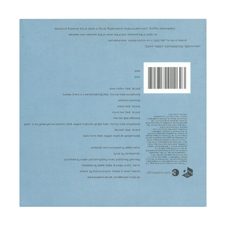 POLE   - NEW ALBUM - 1CD