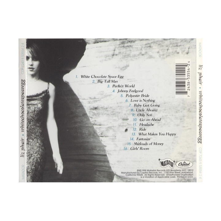 PHAIR LIZ - WHITECHOCOLATESPACEEGG - 1CD