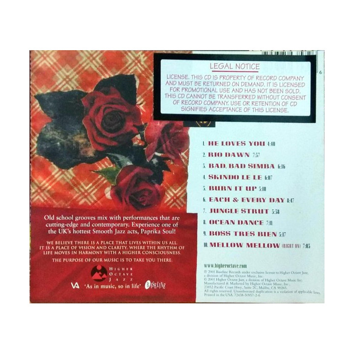PAPRIKA SOUL  - PAPRIKA SOUL - 1CD