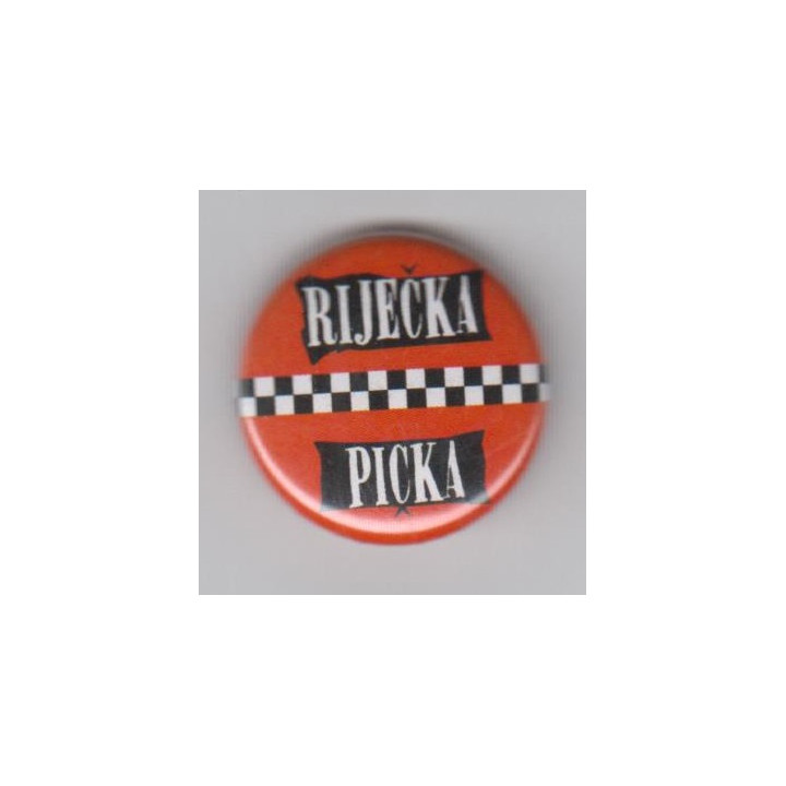 Let3 - Riječka pička - red- Badge