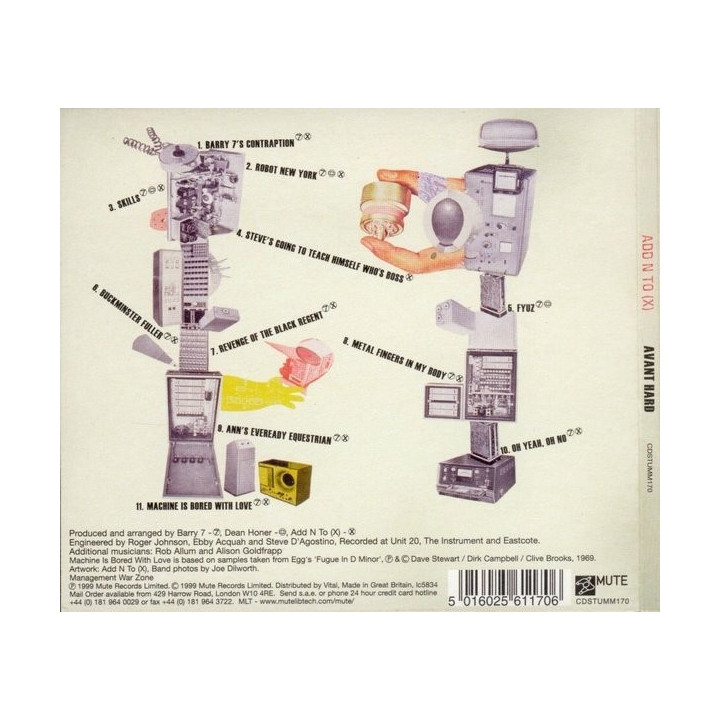 ADD N TO (X) - AVANT HARD - 1CD