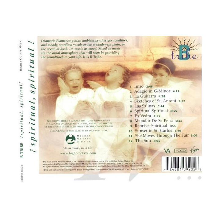 B TRIBE  - SPIRITUAL SPIRITUAL - 1CD