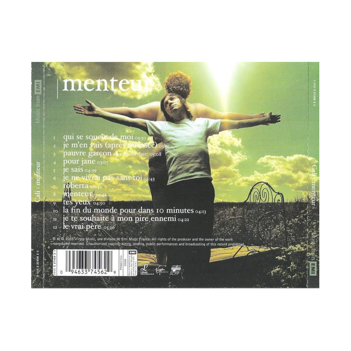 CALI  - MENTEUR - 1CD