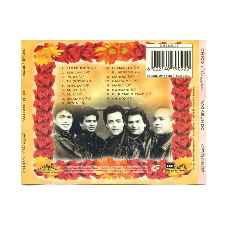 CHICO & THE GYPSIES  - VAGABUNDO - 1CD