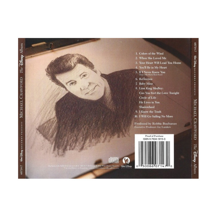 CRAWFORD MICHAEL - THE DISNEY ALBUM - 1CD