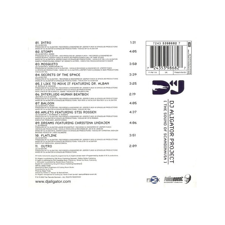 DJ ALIGATOR PROJECT - THE SOUND OF SCANDINAVIA - 1CD