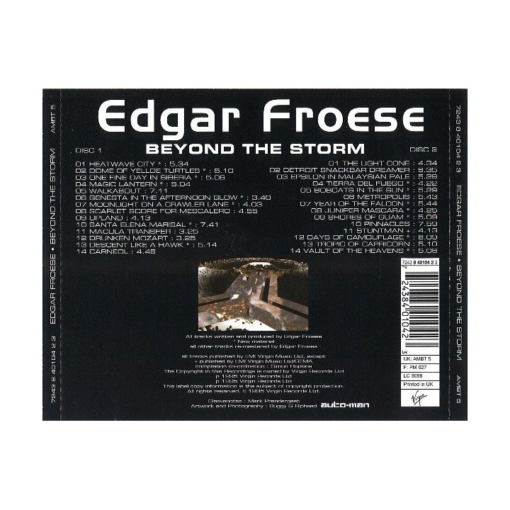 FROESE,EDGAR - BEYOND THE STORM - 1CD