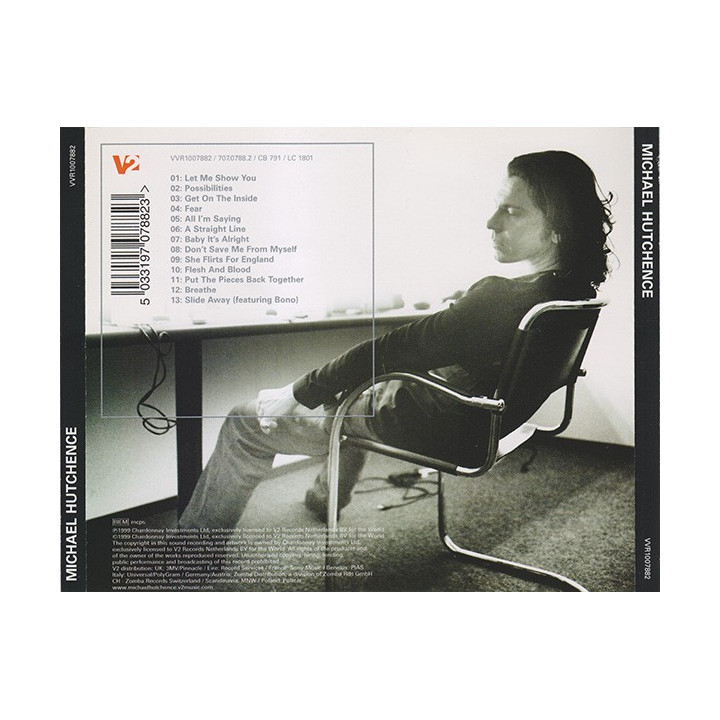 HUTCHENCE MICHAEL CD - MICHAEL HUTCHENCE - 1CD