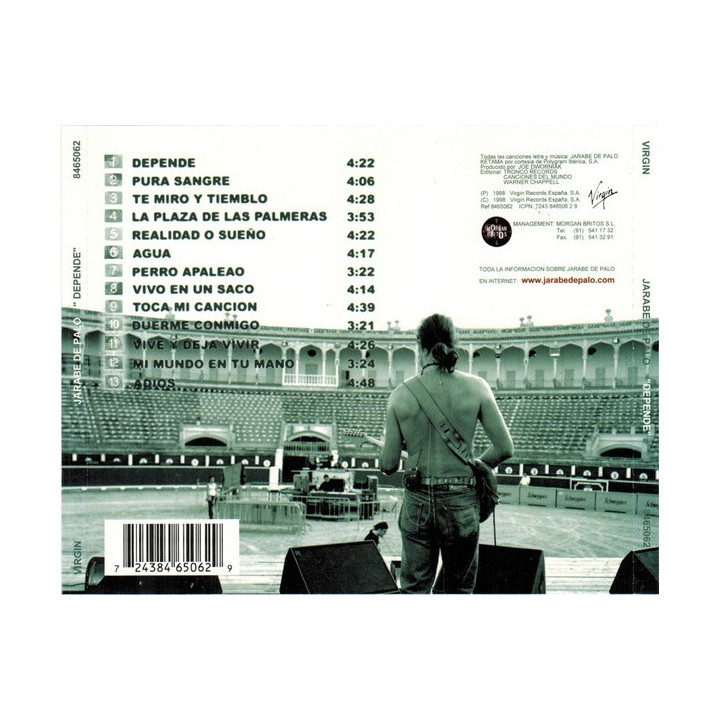 JARABE DE PALO - DEPENDE - 1CD