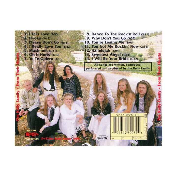 KELLY FAMILY - FROM THEIR HEARTS - 1CD