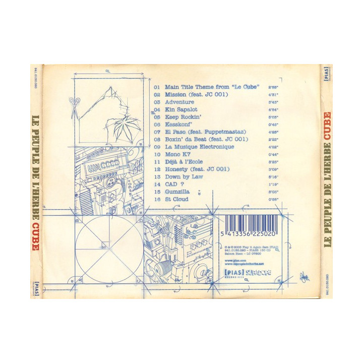 LE PEUPLE DE L'HERBE - CUBE - 1CD