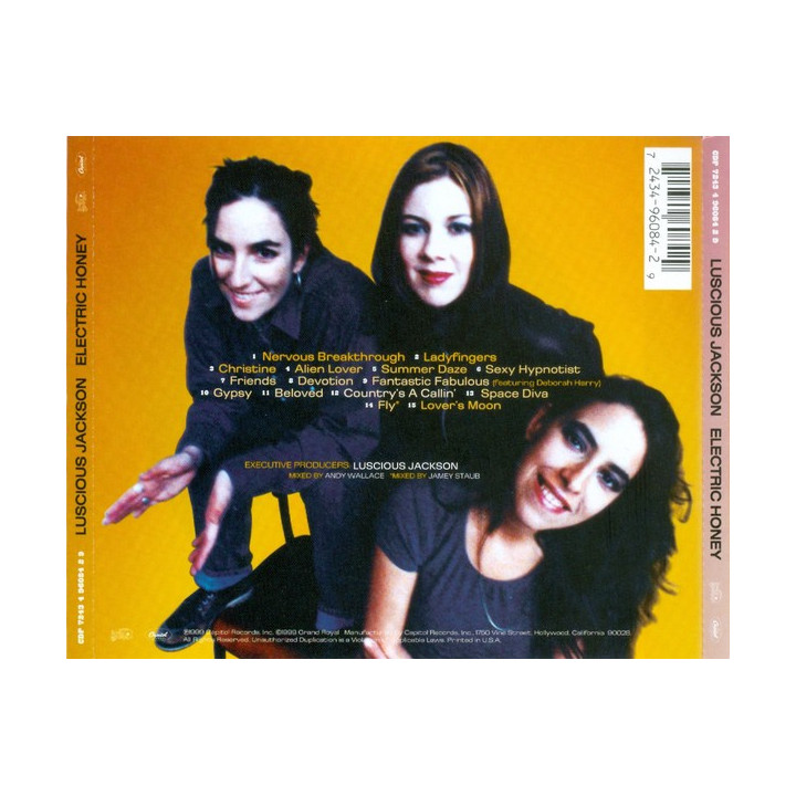 LUSCIOUS JACKSON - ELECTRIC HONEY - 1CD