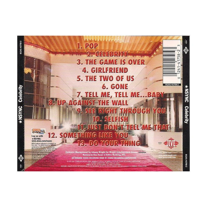 NSYNC - CELEBRITY - 1CD