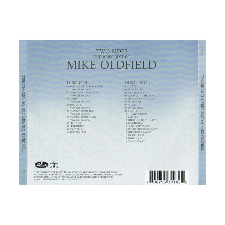 OLDFIELD MIKE - TWO SIDES:BEST OF - 2CD