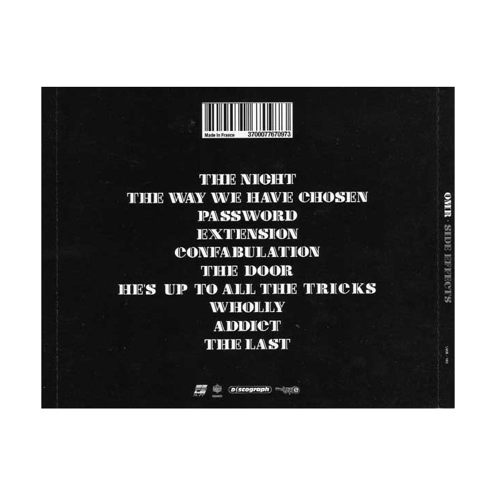 OMR CD+BONUS CD - SIDE EFFECTS CD+BONUS - 1CD