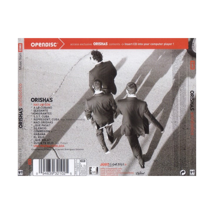 ORISHAS - ANTIDIOTICO - 1CD
