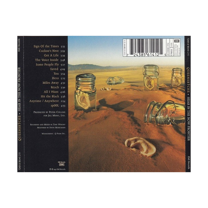 QUEENSRYCHE - HERE IN THE NOW FRONTIER - 1CD
